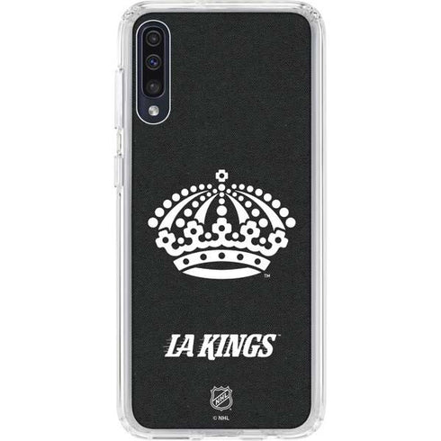 NHL Los Angeles Kings Black Background Galaxy A50 Clear Case